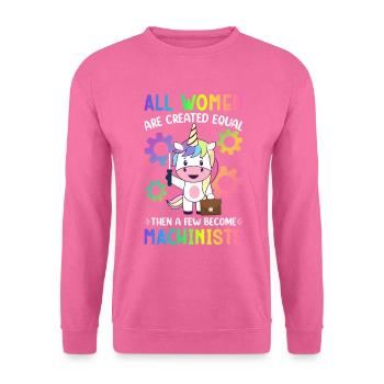 CNC Machine - Sweat-shirt Unisexe - rose - Devant