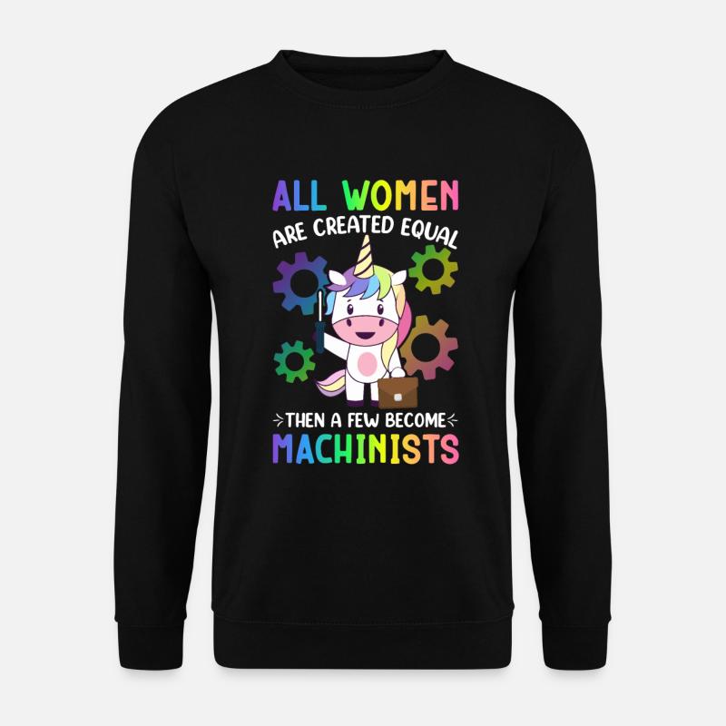 CNC-Maschine - Unisex Pullover - Schwarz