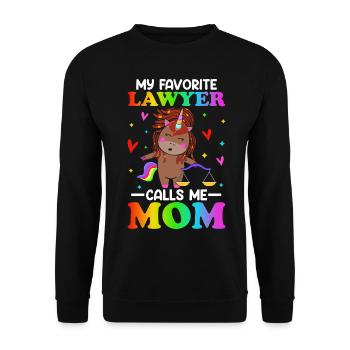 Law Melanin Brown Skin - Unisex Sweatshirt - black - Front - Alina (178cm) & Michal (187cm)