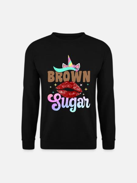 Melanin Braune Haut Schwarze Geschichte - Unisex Pullover - Schwarz