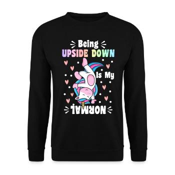 Gymnastique Turner Roue de charrette - Sweat-shirt Unisexe - noir - Devant - Alina (178cm) & Michal (187cm)