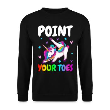 Gymnastique Gymnaste Roue De Charrette Fille - Sweat-shirt Unisexe - noir - Devant - Alina (178cm) & Michal (187cm)