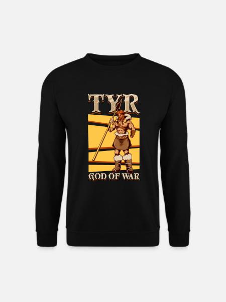 Wikinger Kriegsgott Tyr - Unisex Pullover - Schwarz
