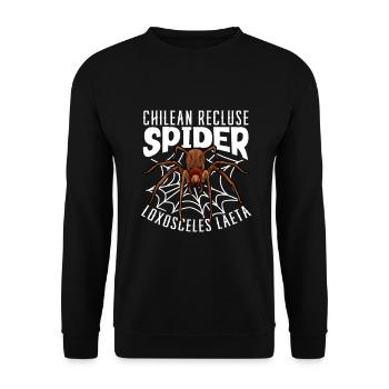 Chilean angle spider - Unisex Sweatshirt - black - Front - Alina (178cm) & Michal (187cm)