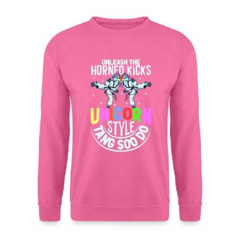 Einhorn - Gehörnte Kicks - Tang Soo Do - Unisex Pullover - Pink - Vorne