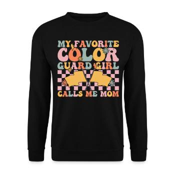 Groovy Marching Band - Unisex Pullover - Schwarz - Vorne - Alina (178cm) & Michal (187cm)
