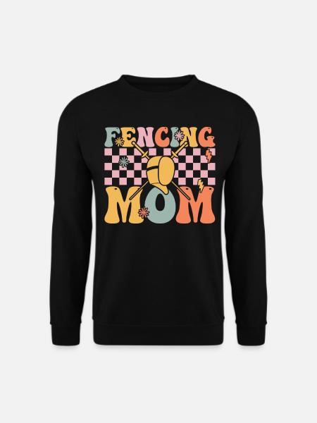 Groovy Foil Saber Fencer - Unisex Sweatshirt - black