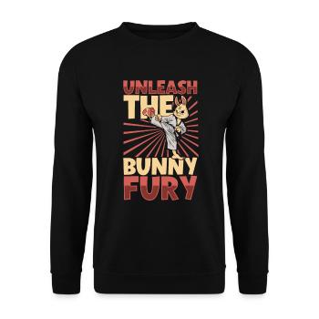 Hase - Tang Soo Do - Unisex Pullover - Schwarz - Vorne - Alina (178cm) & Michal (187cm)