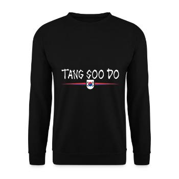Korean Martial Arts - Tang so Do - Unisex Sweatshirt - black - Front - Alina (178cm) & Michal (187cm)