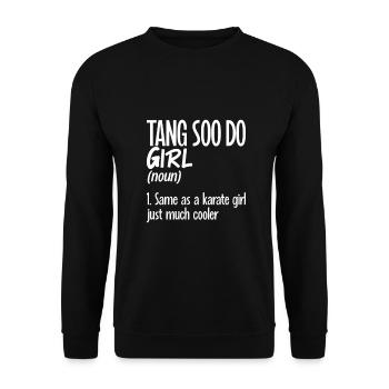 Tang so Do Girl - Unisex Sweatshirt - black - Front - Alina (178cm) & Michal (187cm)