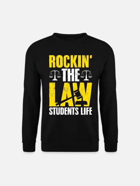 Law studies Future lawyer - Unisex Sweatshirt - black