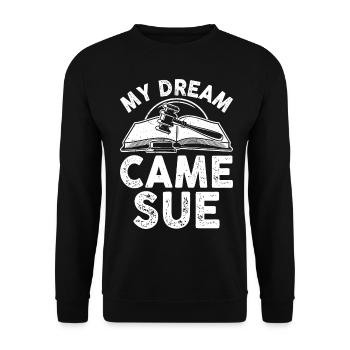 Funny Law Student Law School Future Juris - Unisex Sweatshirt - black - Front - Alina (178cm) & Michal (187cm)