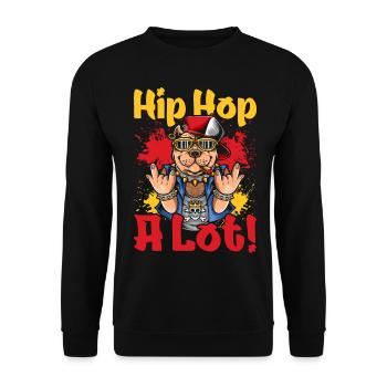 Hiphop Dance Dancer Breakdance - Unisex Sweatshirt - black - Front - Alina (178cm) & Michal (187cm)