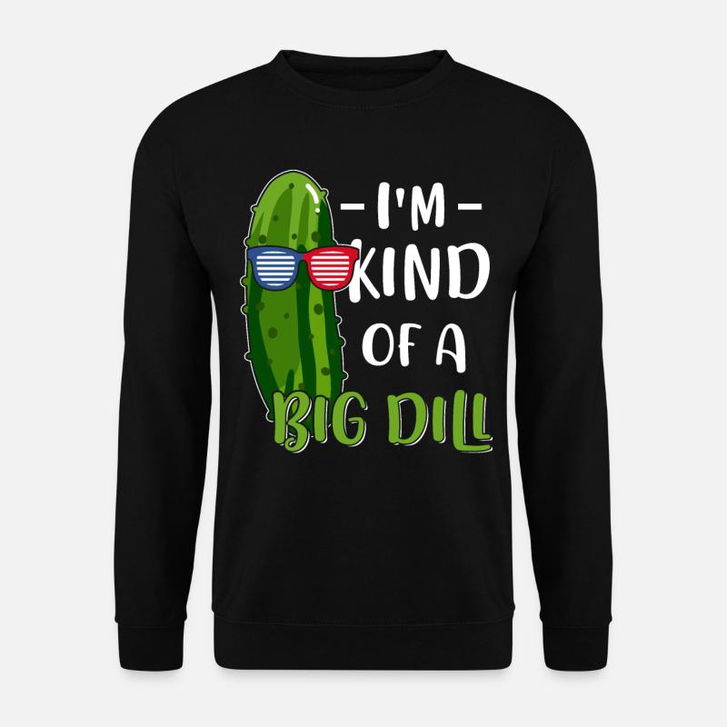 Vegan Vegetarian Pickle - Unisex Sweatshirt - black