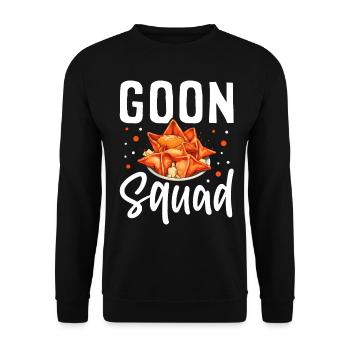 Drôle de crabe Rangoon Cuisine chinoise - Sweat-shirt Unisexe - noir - Devant - Alina (178cm) & Michal (187cm)