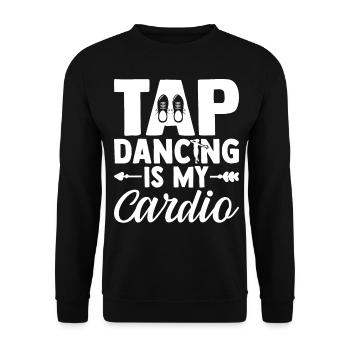Claquettes Danseuse de claquettes - Sweat-shirt Unisexe - noir - Devant - Alina (178cm) & Michal (187cm)