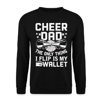 Cheerleading Cheerleader - Unisex Pullover - Schwarz - Vorne - Alina (178cm) & Michal (187cm)