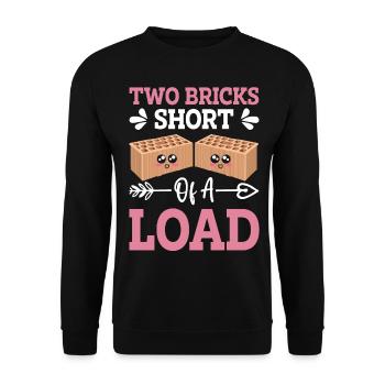Funny Southern Slang Country - Unisex Sweatshirt - black - Front - Alina (178cm) & Michal (187cm)