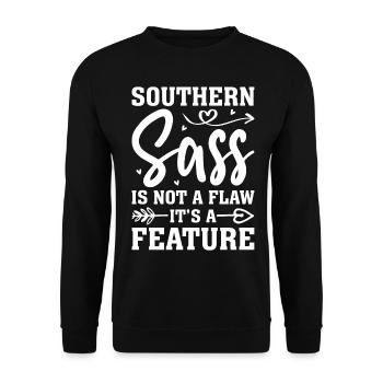 Fille du Sud - Sweat-shirt Unisexe - noir - Devant - Alina (178cm) & Michal (187cm)