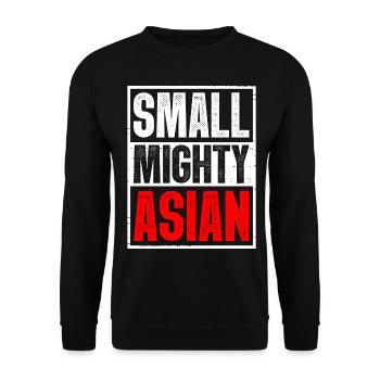 Asian American Pacific Islander AAPI - Unisex Sweatshirt - black - Front - Alina (178cm) & Michal (187cm)