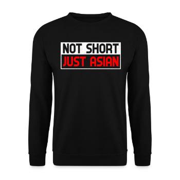Asian American Pacific Islander AAPI - Unisex Sweatshirt - black - Front - Alina (178cm) & Michal (187cm)