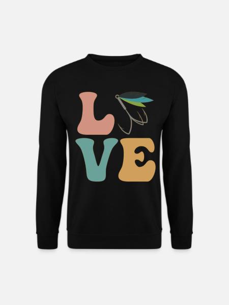 Fly fisherman - Unisex Sweatshirt - black