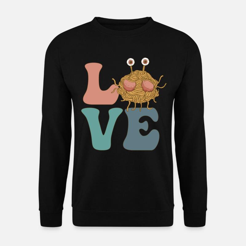 Flying Spaghetti Monster Pastafarian FSM - Unisex Sweatshirt - black