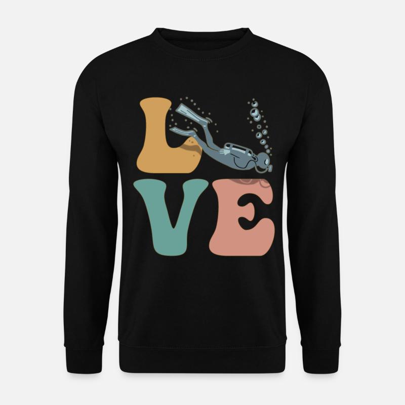 Scuba Diving Diving Diver - Unisex Sweatshirt - black