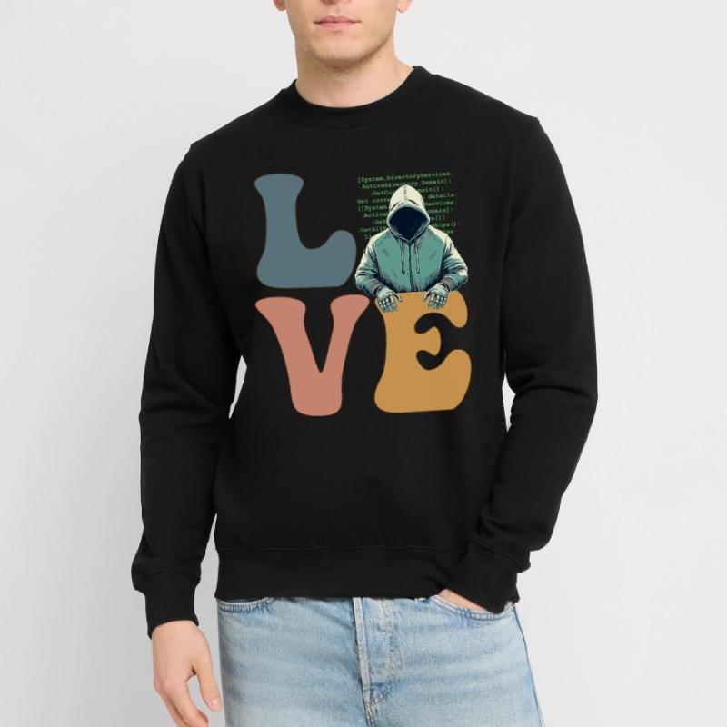 Hacker Hacking Cybersecurity Anonymous Unisex Sweatshirt