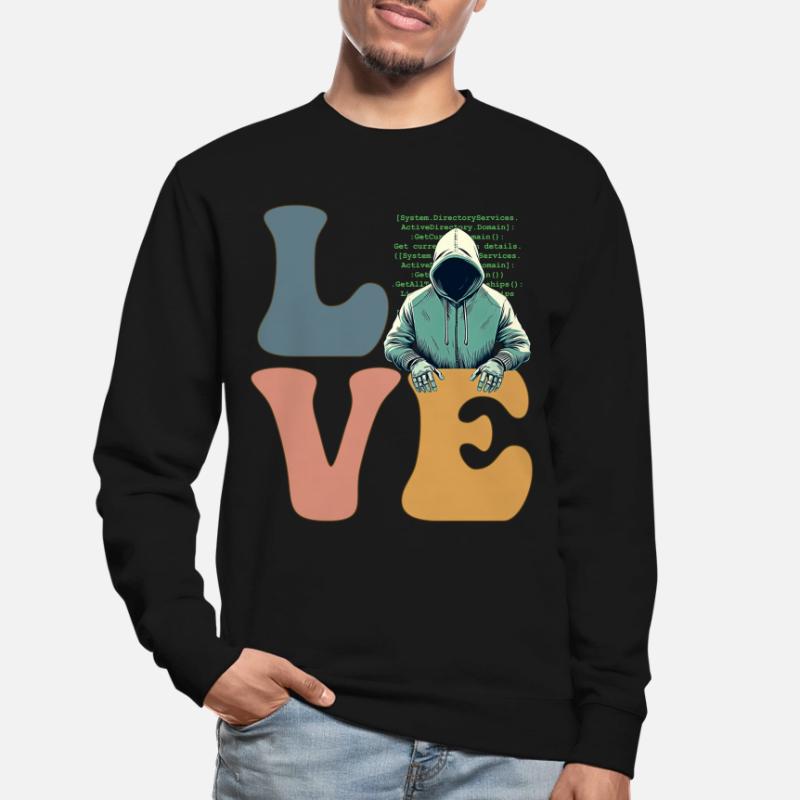 Hacker Hacking Cybersecurity Anonymous Unisex Sweatshirt