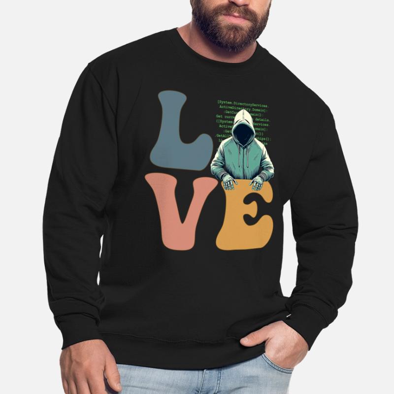 Hacker Hacking Cybersecurity Anonymous Unisex Sweatshirt