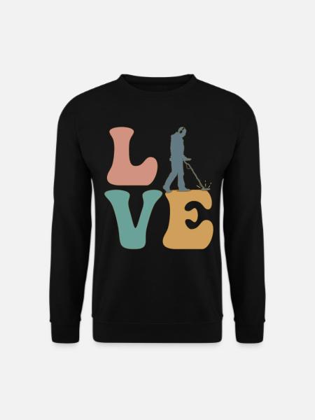 Metal Detection Metal Detector - Unisex Sweatshirt - black