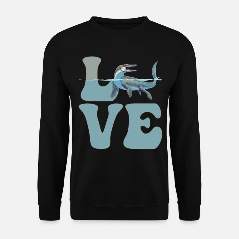 Mosasaurus Dinosaurier - Unisex Pullover - Schwarz