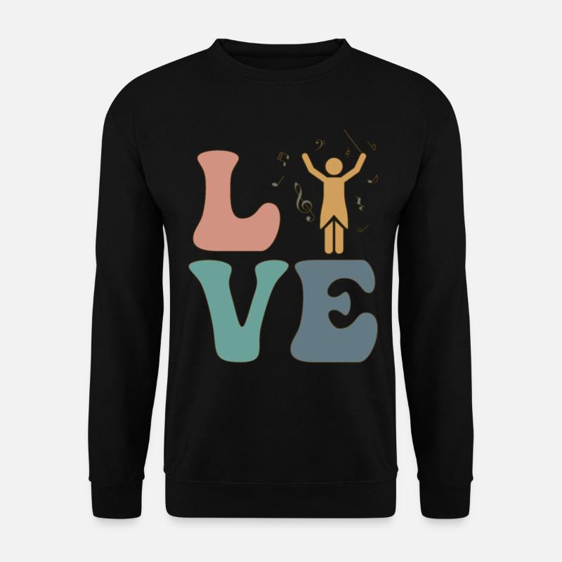 Orchesterdirigent Marschkapellenmusiker - Unisex Pullover - Schwarz