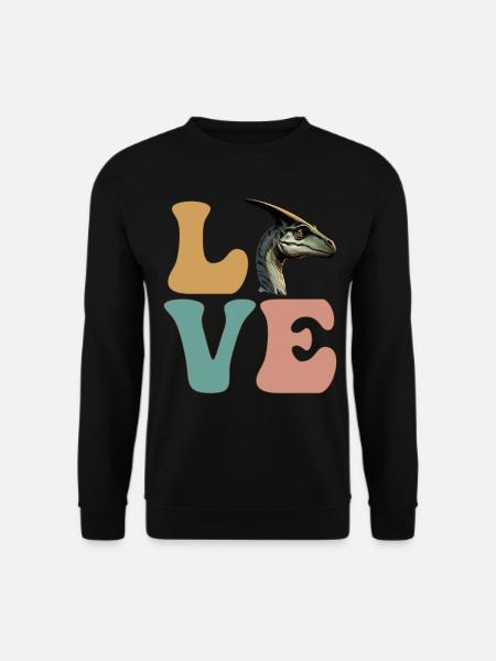 Parasaurolophus Dinosaurs - Unisex Sweatshirt - black
