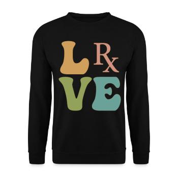 Pharmacist Pharmacy Technician - Unisex Sweatshirt - black - Front - Alina (178cm) & Michal (187cm)