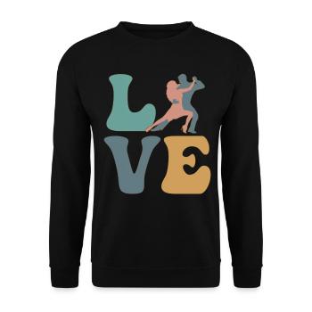 Danse Salsa Danse Danseuse Salsero - Sweat-shirt Unisexe - noir - Devant - Alina (178cm) & Michal (187cm)