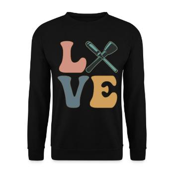 Sculpture Sculptor - Unisex Sweatshirt - black - Front - Alina (178cm) & Michal (187cm)