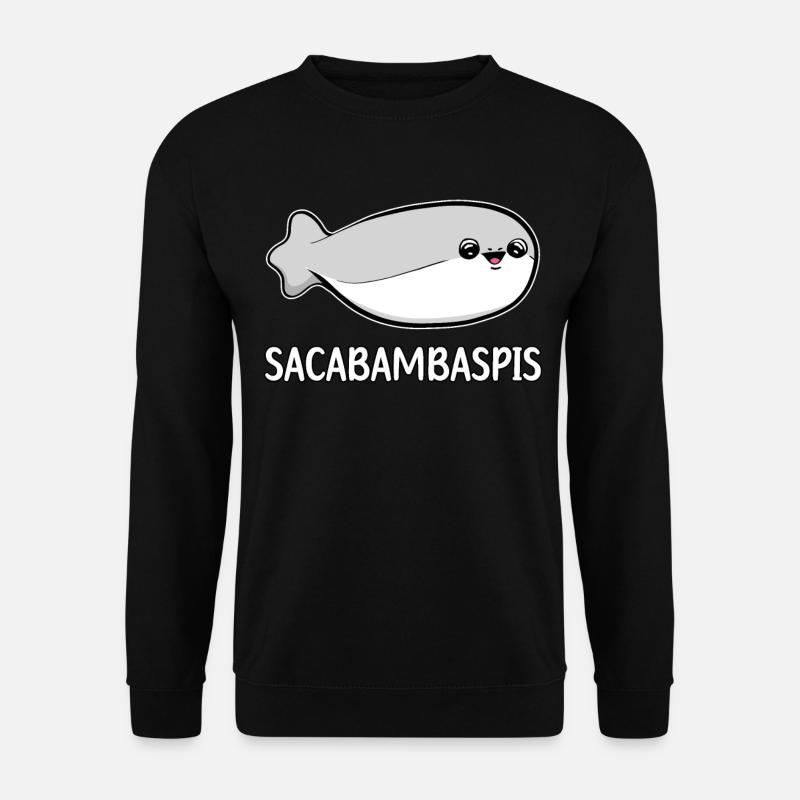 Sacabambaspis Fish Meme - Unisex Sweatshirt - black