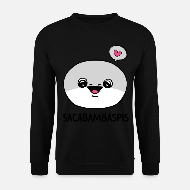 Sacabambaspis Visage Poisson Meme - Sweat-shirt Unisexe - noir