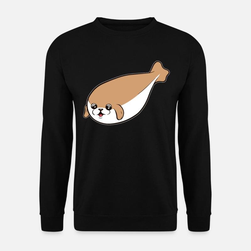 Sacabambaspis Poisson Meme Carlin Chien - Sweat-shirt Unisexe - noir