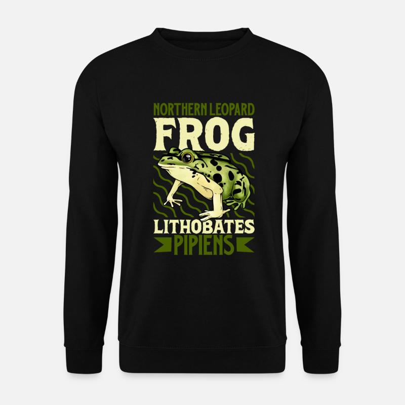 Leopardfrosch - Unisex Pullover - Schwarz