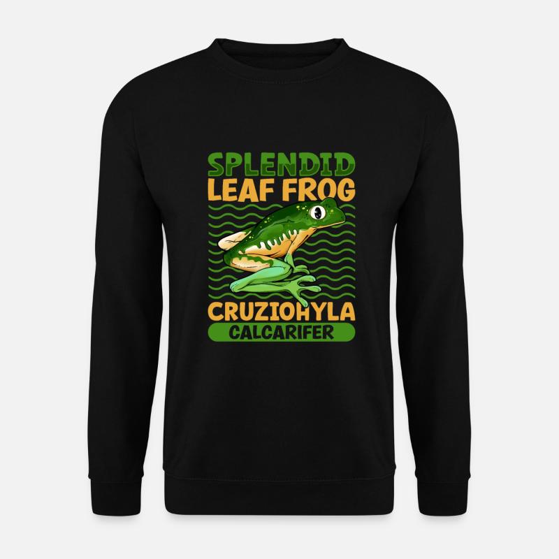 Prachtgreiffrosch - Unisex Pullover - Schwarz