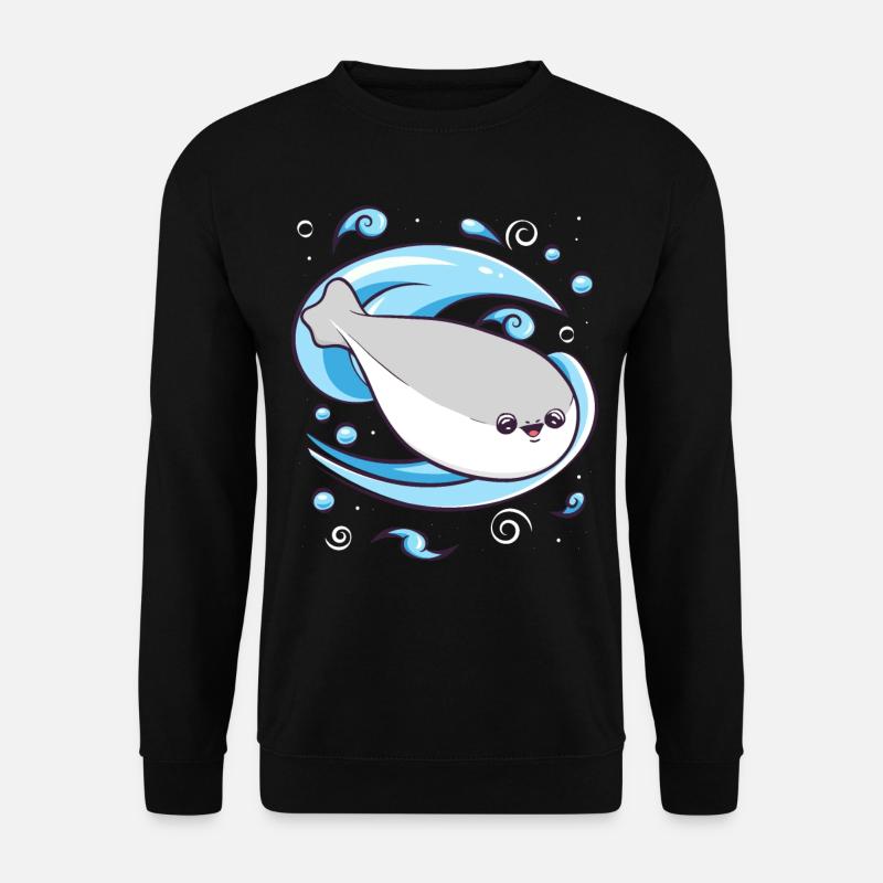 Sacabambaspis Poisson Meme Eau - Sweat-shirt Unisexe - noir