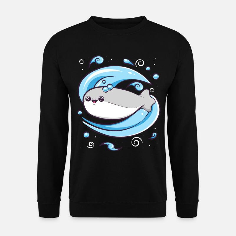 Sacabambaspis Fish Meme Water - Unisex Sweatshirt - black