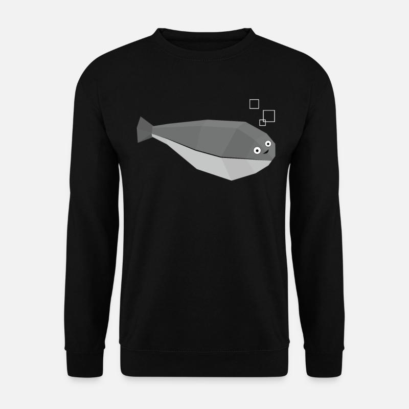 Sacabambaspis Fish Meme Polygon - Unisex Sweatshirt - black