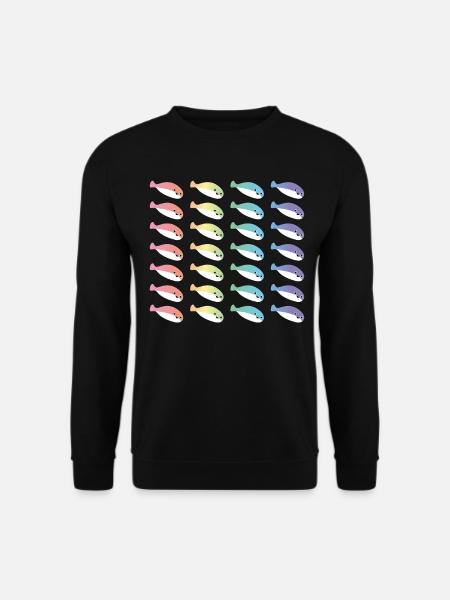 Sacabambaspis Fish Meme LGBTQ Pride - Unisex Sweatshirt - black