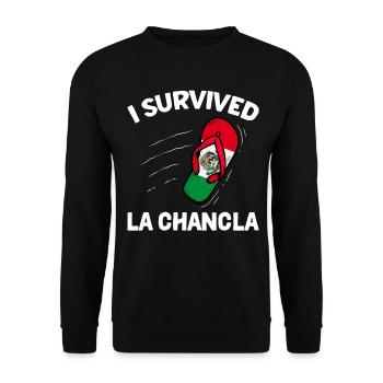 Drapeau mexicain du Mexique - Sweat-shirt Unisexe - noir - Devant - Alina (178cm) & Michal (187cm)