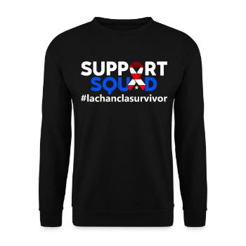Flag of Puerto Rico - Unisex Sweatshirt - black - Front - Alina (178cm) & Michal (187cm)
