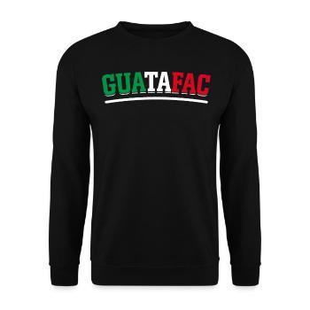 Hispanic Latino American Mexican Slang - Unisex Sweatshirt - black - Front - Alina (178cm) & Michal (187cm)